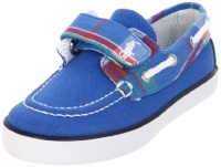 Polo by Ralph Lauren Sander EZ Sneaker (Toddler/Little Kid),Royal/Blue Multi Plaid Canvas,2.5 M US Little Kid