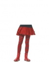 Child (Black/Red) Striped Tights Child (Large 7-10)