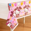 Amscan Hello Kitty Balloon Dreams 54 x 96 Plastic Table Cover