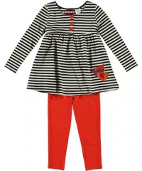 Guess Villette 2-Piece Outfit (Sizes 4 - 6X) - navy/white stripe, 6x