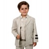 Boys Cotton/Linen Natural Summer Suit From Baby to Teen