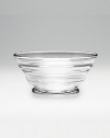 Ribbed sides and an elegant shape make this an eye-catching serving piece. Available in 5½ diameter. Handmade Imported