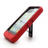 Iphone 5 Case Armor with Kickstand Red+black