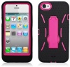 Iphone 5 Case Armor with Kickstand Hot Pink+black