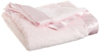 Little Me Baby-Girls Newborn Plush Stroller Blanket, Light Pink, One Size