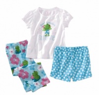 JUST ONE YOU By Carters Girls 3-Piece Pajama Set - Frog