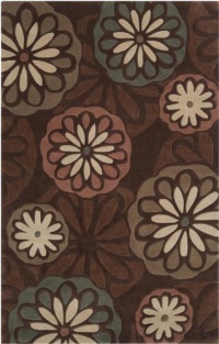 Cosmopolitan Kelp Brown Rug Rug Size: Round 8'