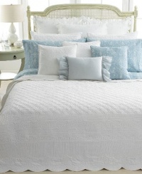 Lauren Ralph Lauren Bedding, Spring Hill Full/Queen Quilt - White