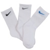 Nike Kids Crew Cut Socks (3 Pack) White, 13-3 Shoe/ 6-7 Sock (Toddler/Kids)