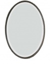 Uttermost 01101 22-Inch by 32-Inch Sherise Bronze Oval Mirror