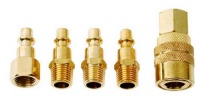 Ampro A2570 5 Piece Air Coupler Set Brass, Milton Type