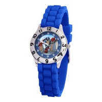 Marvel Comics Kid's MA0103-D2772-BlueRubber Marvel Super Hero Squad Classic Time Teacher Watch