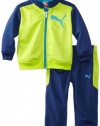 Puma - Kids Boys 2-7 Little Colorblock Tricot Set, Lime Punch, 6