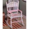 Teamson Kids Bouquet Rocking Chair with Standing Mirror