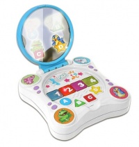 Kidz Delight Magic Mirror Laptop, White/Blue