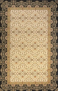 Area Rug 3x5 Rectangle Traditional Charcoal Color - Momeni Persian Garden Rug from RugPal