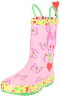 Melissa & Doug Kid's Sunny Patch Bella Butterfly Rain Boot (Toddler/Little Kid),Pink,8-9 M US Toddler