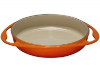 Le Creuset Enameled Cast-Iron 9-3/4-Inch Round Tarte Tatin Pan, Flame