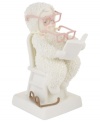 A cute, playful take on the misplacing of glasses, this Snowbabies figurine is adorable enough to trigger anyone's memory. Crafted of porcelain bisque from Department 56.