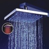 LightInTheBox 8 Inch Single Function Temperature Sensitive Rainfall LED Shower Head, Chrome