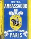 Hotel Ambassador Paris 30x40 Limited-Edition Artistic Planked Wood Sign