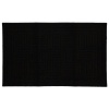 Townhouse Rugs Brighton Carved Solid Black 27 by 45-Inch Rug