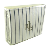 Lauren by Ralph Lauren Palm Harbor King Fitted Sheet - Blue Stripe