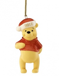 Lenox 2011 Pooh's Santa Surprise Ornament