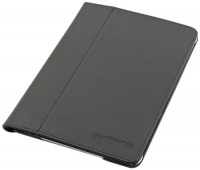 Devicewear The Ridge Slim Vegan Leather Magnetic Case for iPad mini with Six Position Flip Stand, Black (RDG-IPM-BLK)