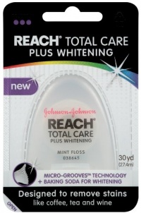 Reach Total Care Plus Whitening Mint Floss, 30 Yard (Pack of 6)