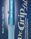 Pilot Dr. Grip Limited Retractable Rolling Ball Gel Pen, Fine Point, Ice Blue Metallic Barrel, Black Ink (36271)