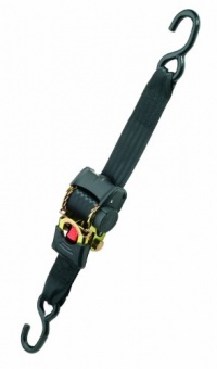 Highland 1154000 10' Black Retractable Ratchet Tie Down