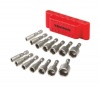 TEKTON 2938 Quick-Change Power Nut Driver Bit Set with Detents, 14-Piece