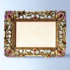 Ornate Baroque Bamboo Large Swarovski Crystals Photo Frame 4 x 6 inch Picture...