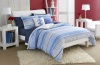 IZOD So Soft Vineyard Stripe Mini Comforter Set, Full/Queen