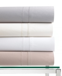 The ultimate in luxury. Woven from pure Egyptian cotton, this indulgently soft, 800-thread count fitted sheet is available in subtle, sophisticated colors that coordinate with a variety of bedding collections. Woven with lustrous 2-ply yarn to achieve total thread count. Designed to accommodate extra-deep and pillowtop mattresses.