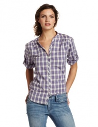 Carhartt Women's 3/4 Sleeve Plaid Button Down Shirt