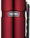 Thermos Stainless King 40-Ounce Beverage Bottle, Cranberry