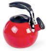 Chantal Enamel-On-Steel 1.8 Quart Teakettle, Red