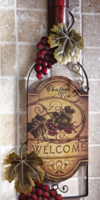 Wine Bottle Art Vineyard Kitchen Wall Decor By Collections Etc