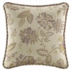 Croscill Home Fashions Garden Mist Square Pillow, Lavender, 18-Inch by 18-Inch