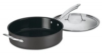 Cuisinart GG33-30H GreenGourmet Hard-Anodized  Nonstick 5-1/2-Quart Saute Pan with Helper Handle and Cover