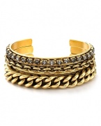 Elizabeth Cole Three Chain Cuff