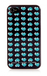 MARC BY MARC JACOBS Light Hearted iPhone 4/4S HardCase - ESTATE BLUE MULTI - SHIPPING FROM US - SHIPPING IN 24 HOURS