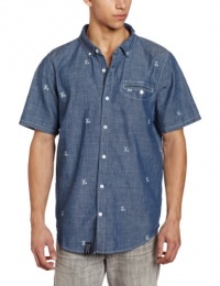 LRG Men's Leafy L Short Sleeve Woven