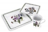 Portmeirion Botanic Garden Square 12-Piece Starter Set, Service for 4