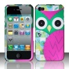 Apple iPhone 4 and 4S Protector Case Rubberized Design Cover Owl