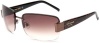 Kate Spade Women's Nia Sunglasses,Brown Snake Frame/Brown Gradient Lens,One size