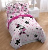 4pc Disney Minnie Mouse Daisy Dots Twin Bedding Set