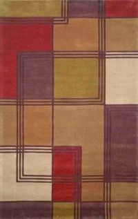 Amalfi Liora Manne Modern Teak Contemporary 3'5 x 5'5 Rug- 1974-19